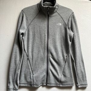 The North Face Gray Full Zip jacket Sz M